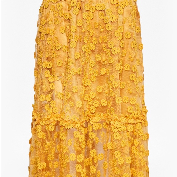 French Connection Caballo Lace Flared Skirt - NWT - Picture 2 of 6